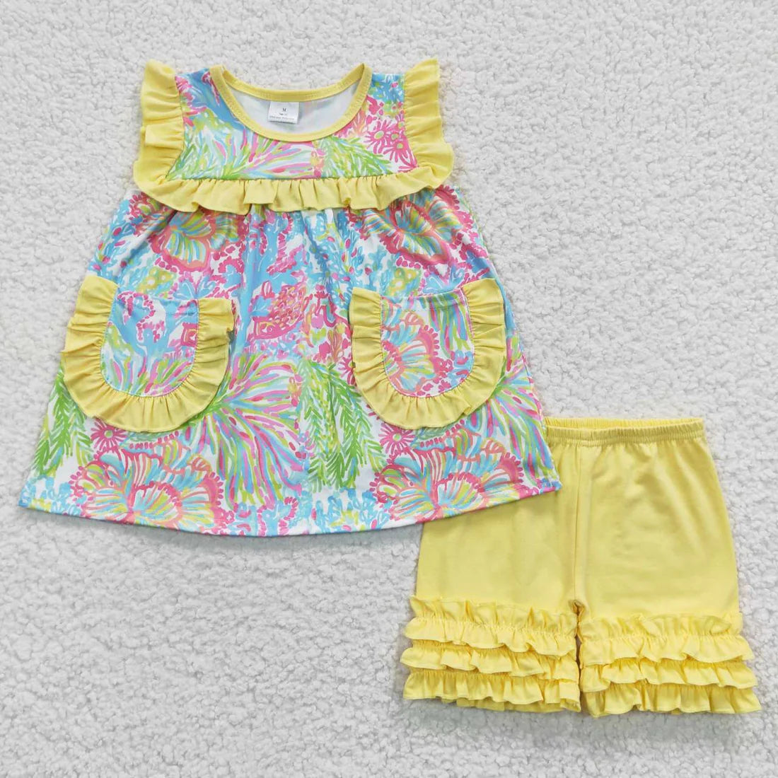 Floral Set with Pockets