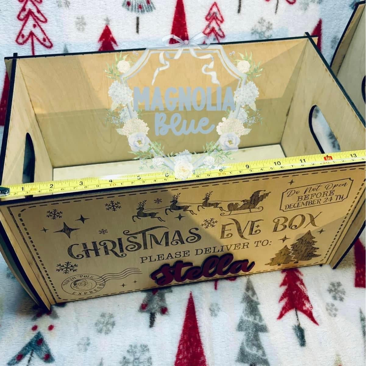 Collapsible Special Delivery Christmas Box - eta Late October to Magnolia Blue