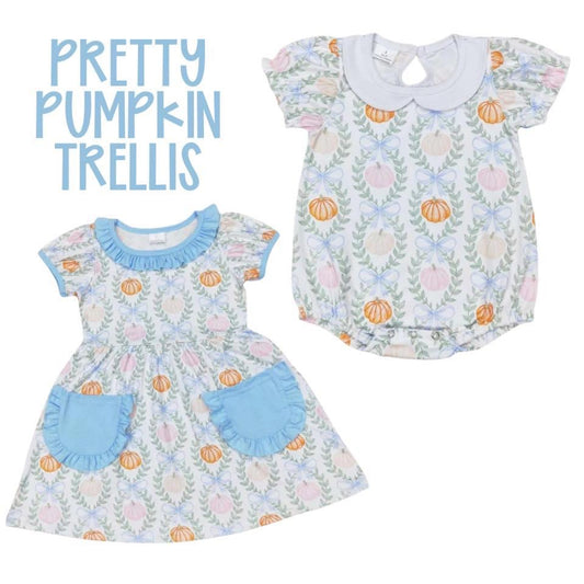 Pretty Pumpkin Trellis Collection - ETA 3 weeks to BFOM