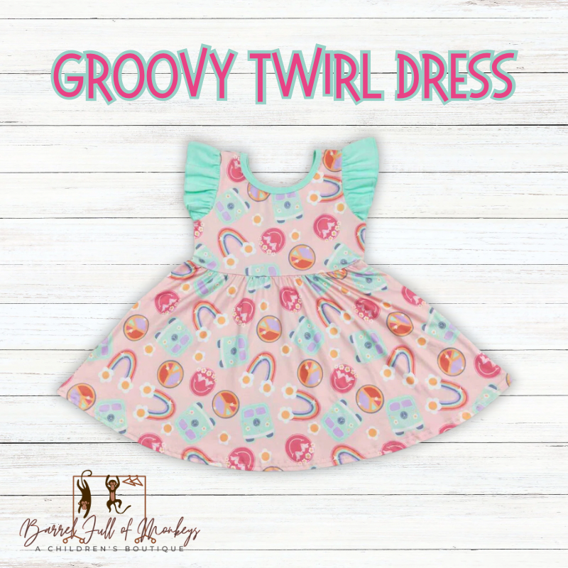 Groovy Twirl Dress - eta 2/3 weeks to BFOM