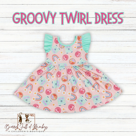 Groovy Twirl Dress - eta 2/3 weeks to BFOM