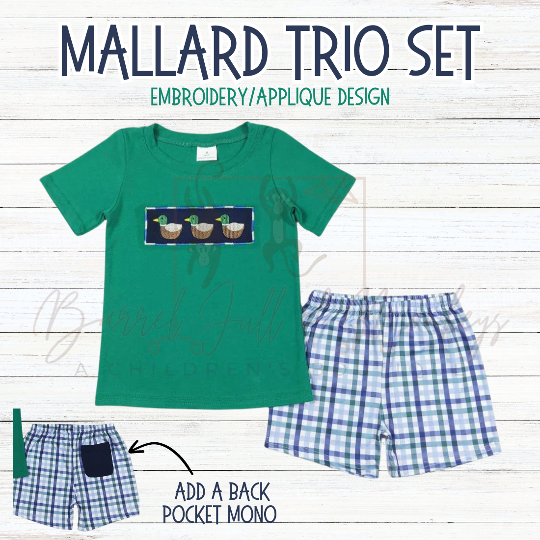 Mallard Trio Set - ETA 2/3 weeks to BFOM