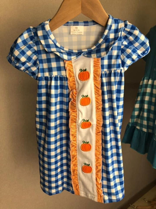 Pumpkin Ribbon Embroidery Dress - ETA 3 weeks to BFOM