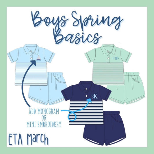 Boys Spring Basics - ETA March to Magnolia Blue