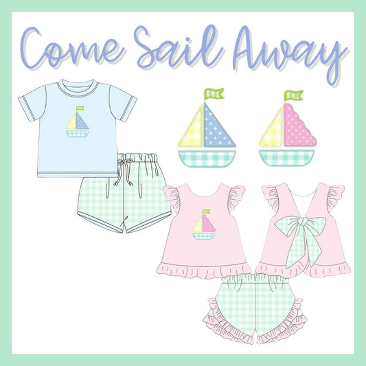 Come Sail Away Collection - ETA March to Magnolia Blue