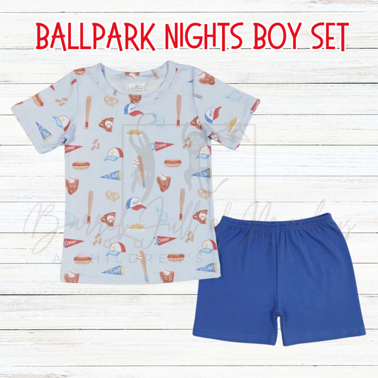 Ballpark Nights Shorts Set - ETA 2/3 weeks to BFOM