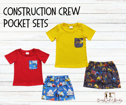 Construction Crew Pocket Play Sets- 3 week TAT to BFOM