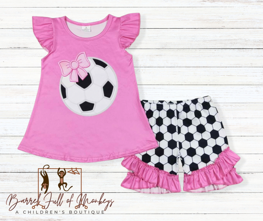 Sissy’s Soccer Star Applique Girl Set - TAT 2-3 weeks