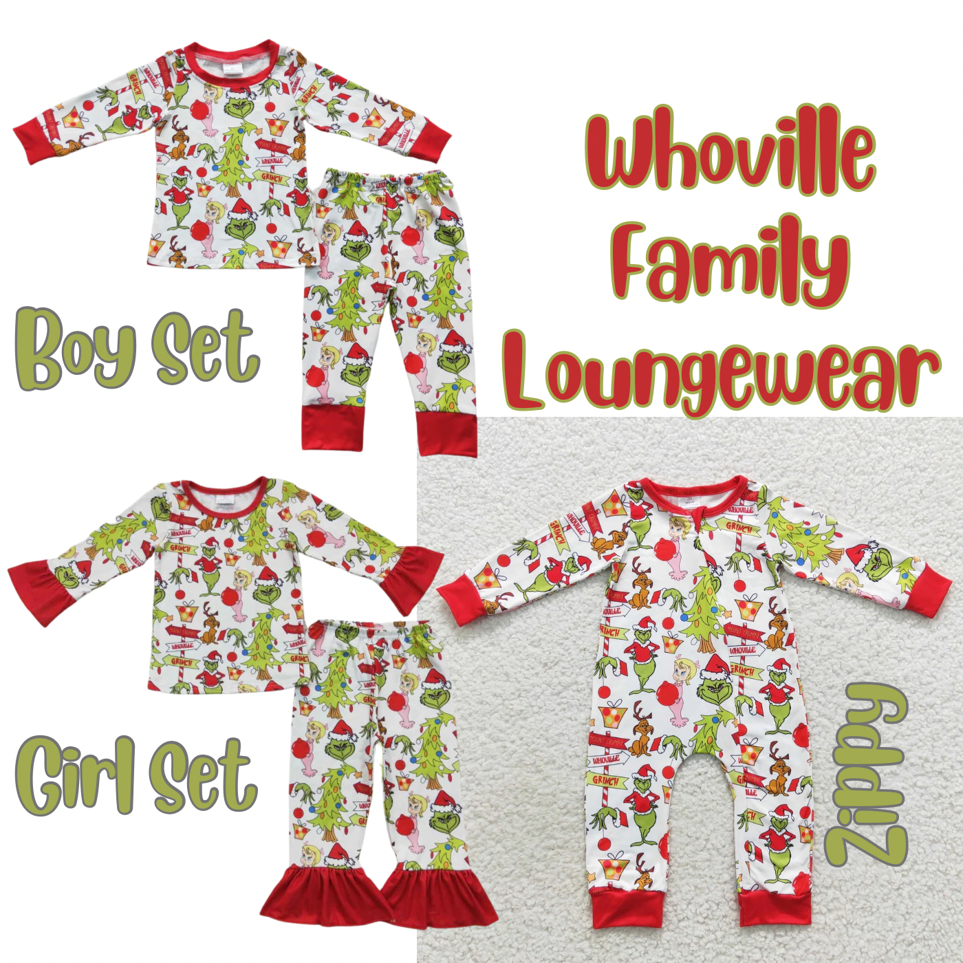 Whoville Jammies - eta 3 weeks to Magnolia Blue