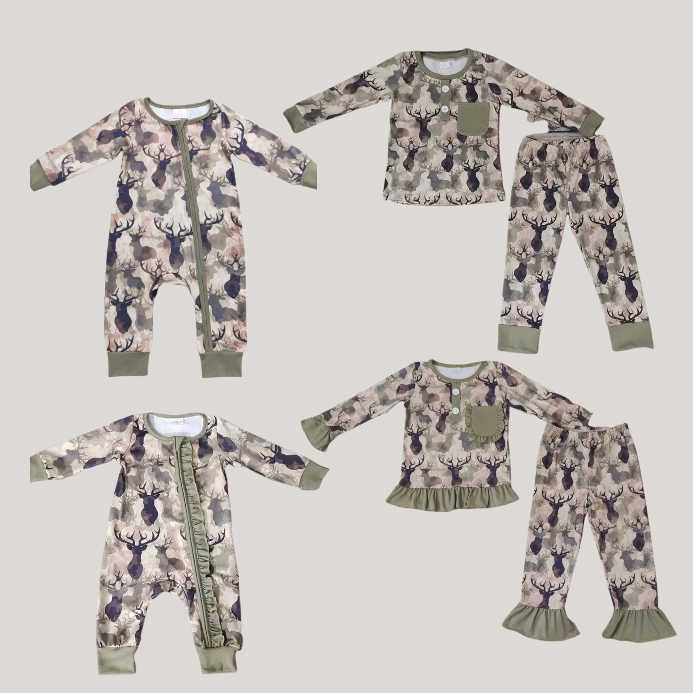 Camo Cuties Pajamas - 2 week TAT