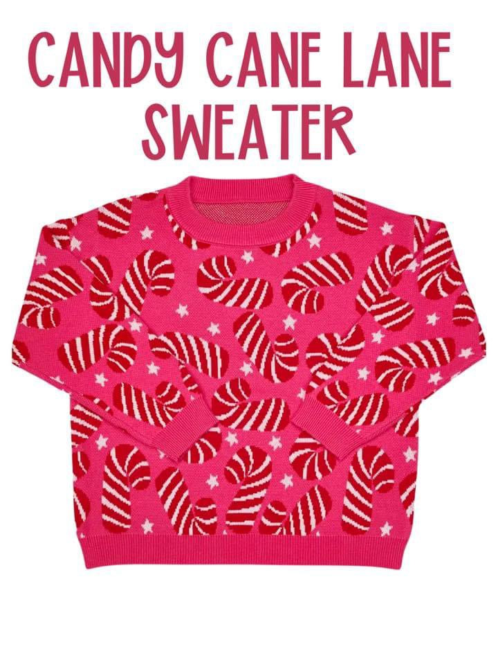 Candy Cane Lane Sweater - ETA 3 weeks to Magnolia Blue