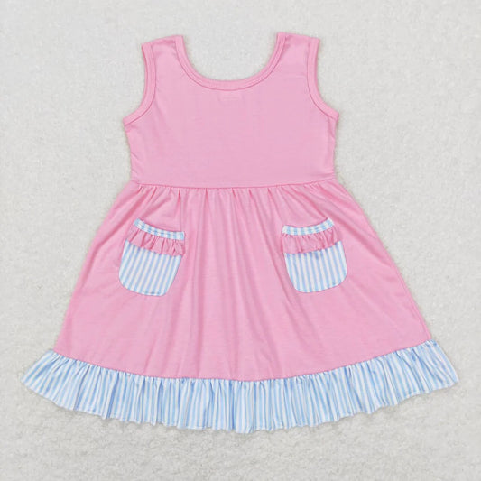 Pink Stripes + pockets Dress - 3 week TAT