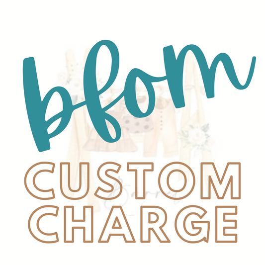 Mono/Customization Add On- $6