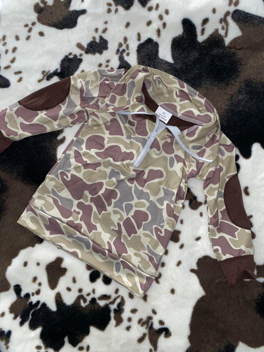 Camo Pullover - eta 3 weeks to Magnolia Blue