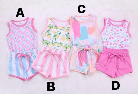 Girl Simple Summer Sets - TAT 2/3 weeks to BFOM